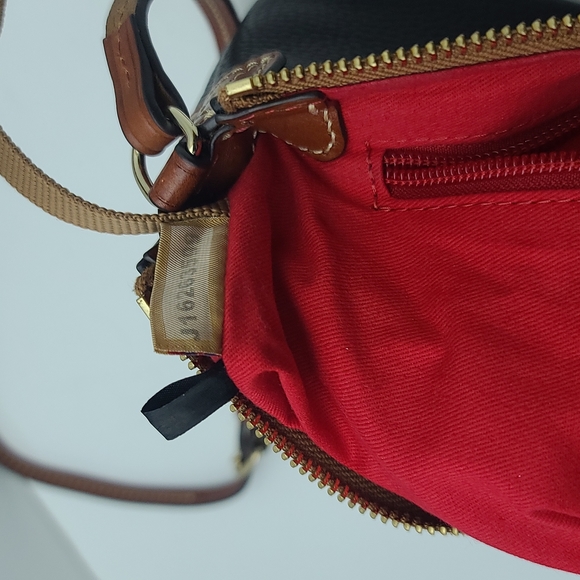 Dooney & Bourke Saffiano Leather Hobo Shoulder Bag Purse Handbag - Picture 11 of 12